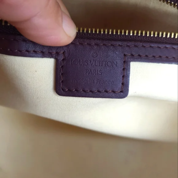 Louis Vuitton Denim Min Lin Josephine GM Bordeaux Monogram, Red - Picture 11 of 11